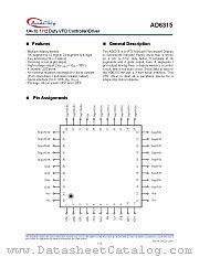 AD6315LF datasheet pdf Anachip