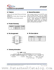 AF4409PSL datasheet pdf Anachip