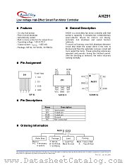 AH291-WL datasheet pdf Anachip