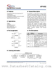 AP1602BYA datasheet pdf Anachip