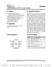 AP2006ASA datasheet pdf Anachip