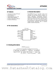 AP34063N8 datasheet pdf Anachip