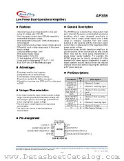 AP358SA datasheet pdf Anachip