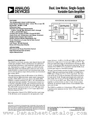 AD605AR-REEL7 datasheet pdf Analog Devices