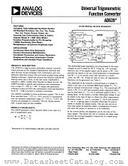 AD639AD datasheet pdf Analog Devices