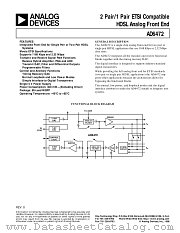 AD6472BS datasheet pdf Analog Devices