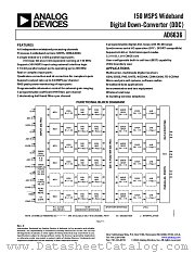 AD6636CBCZ datasheet pdf Analog Devices