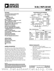 AD7641ACP datasheet pdf Analog Devices