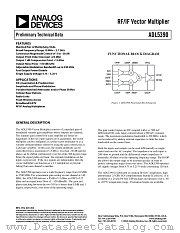 ADL5390ACPZ datasheet pdf Analog Devices