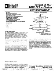 ADM222AARN datasheet pdf Analog Devices