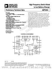ADP3804JRU-12.6 datasheet pdf Analog Devices