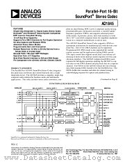 DA1845JP-REEL datasheet pdf Analog Devices