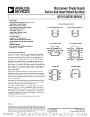 OP491GRU datasheet pdf Analog Devices