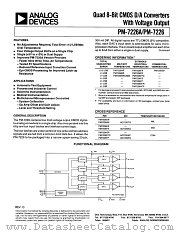 PM7226KP datasheet pdf Analog Devices