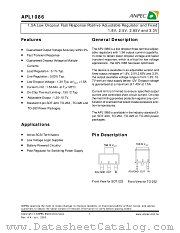 APL1086-GC-TR datasheet pdf ANPEC Electronics Corporation
