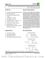 APL1117-28UC-TR datasheet pdf ANPEC Electronics Corporation
