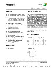 APL5505-A26KC-TR datasheet pdf ANPEC Electronics Corporation