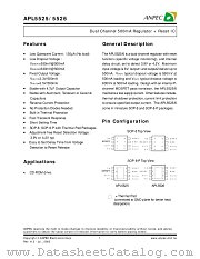 APL5526-AKAC-TR datasheet pdf ANPEC Electronics Corporation