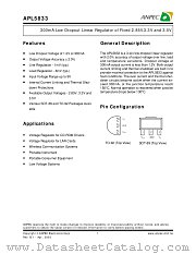 APL5833-28DC-TR datasheet pdf ANPEC Electronics Corporation