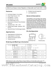 APL5883-DC-TR datasheet pdf ANPEC Electronics Corporation