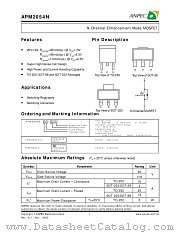 APM2054NUC-TR datasheet pdf ANPEC Electronics Corporation