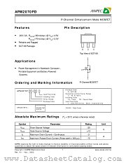 APM2070PDC-TR datasheet pdf ANPEC Electronics Corporation
