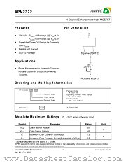 APM2322AC-TR datasheet pdf ANPEC Electronics Corporation