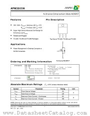 APM3005NUC-TR datasheet pdf ANPEC Electronics Corporation