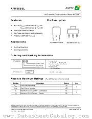 APM3055LUC-TR datasheet pdf ANPEC Electronics Corporation
