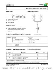 APM4408KC-TU datasheet pdf ANPEC Electronics Corporation