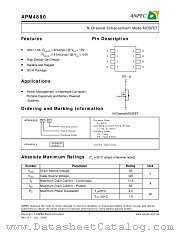 APM4890KC-TR datasheet pdf ANPEC Electronics Corporation
