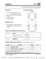 APM6928OC-TR datasheet pdf ANPEC Electronics Corporation