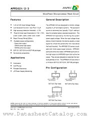 APR3021-15DC-TR datasheet pdf ANPEC Electronics Corporation