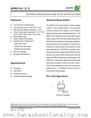 APR3102-26BI-TR datasheet pdf ANPEC Electronics Corporation