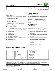 APU0071-002WE-TY datasheet pdf ANPEC Electronics Corporation
