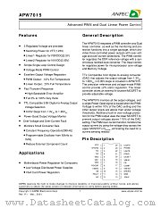 APW7015KC-TU datasheet pdf ANPEC Electronics Corporation