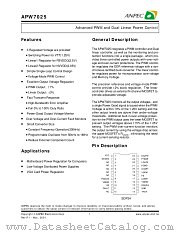 APW7025KC-TR datasheet pdf ANPEC Electronics Corporation