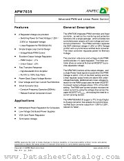 APW7035AKC-TR datasheet pdf ANPEC Electronics Corporation