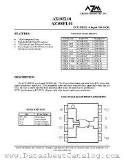 AZ100EL01DR1 datasheet pdf Arizona Microtek