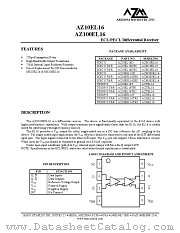 AZ100EL16TR1 datasheet pdf Arizona Microtek