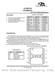AZ100EP16TR1 datasheet pdf Arizona Microtek