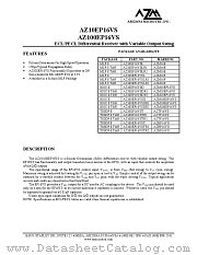 AZ100EP16VSL datasheet pdf Arizona Microtek