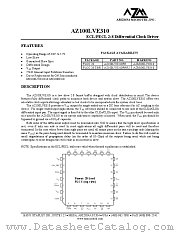 AZ100LVE310FNR2 datasheet pdf Arizona Microtek