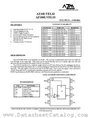 AZ100LVEL33DR2 datasheet pdf Arizona Microtek
