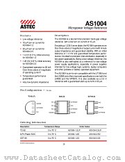 AS1004-1.2LP datasheet pdf ASTEC Semiconductor
