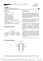AP494D16 datasheet pdf ATC Analog Technology
