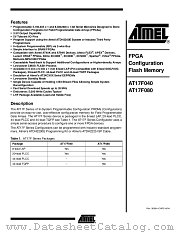 AT17F040-30CC datasheet pdf Atmel
