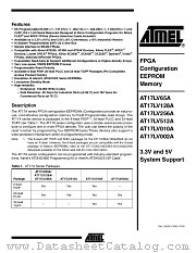AT17LV010A-10QC datasheet pdf Atmel