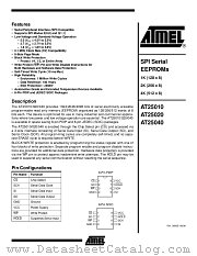 AT25040-10SC-1.8 datasheet pdf Atmel