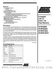 AT49F8192A-12RI datasheet pdf Atmel